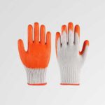 Cotton hand gloves with rubber grip size 10"